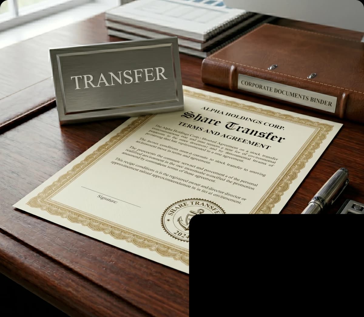 Share Transfer Private Limited Company India