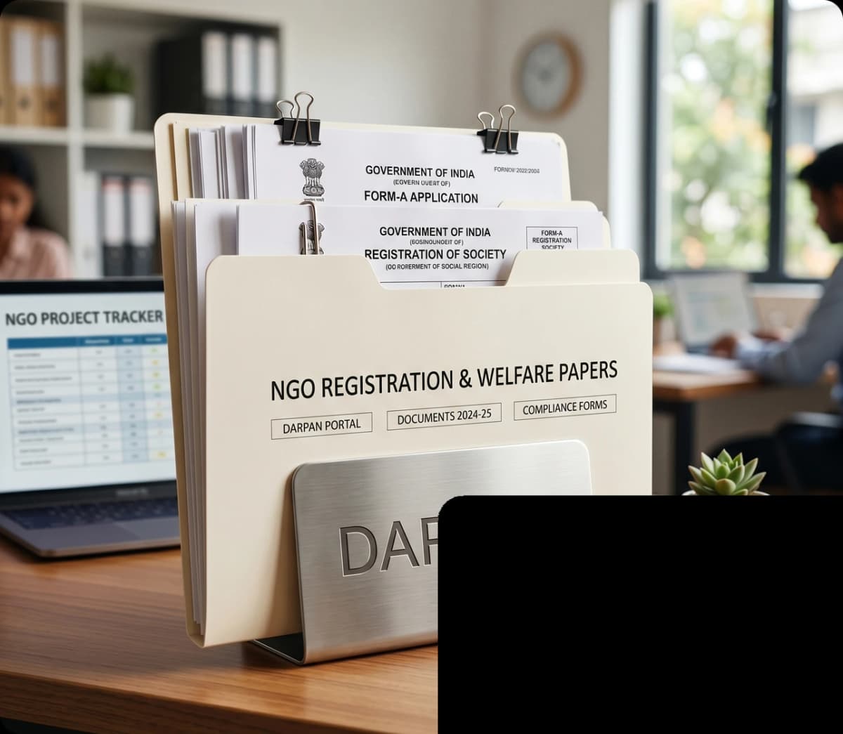 Darpan Registration NITI Aayog NGO